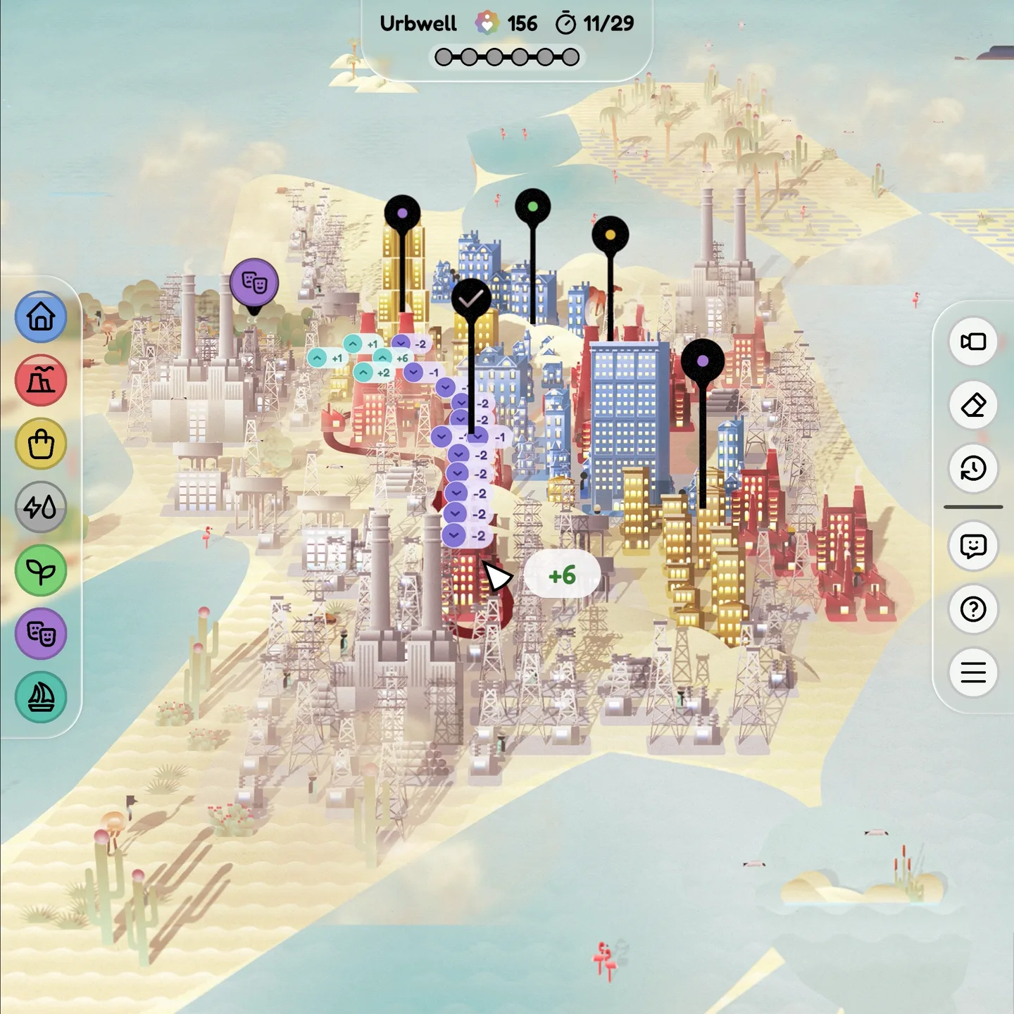 Satisfying Districts